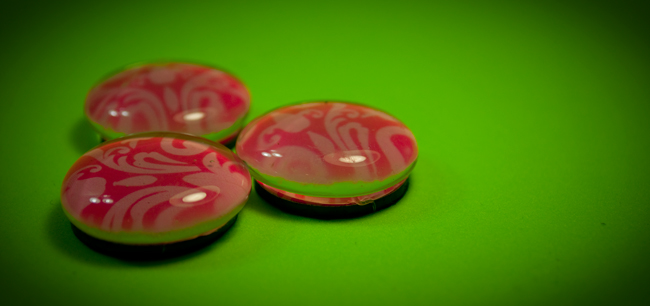 pink and green